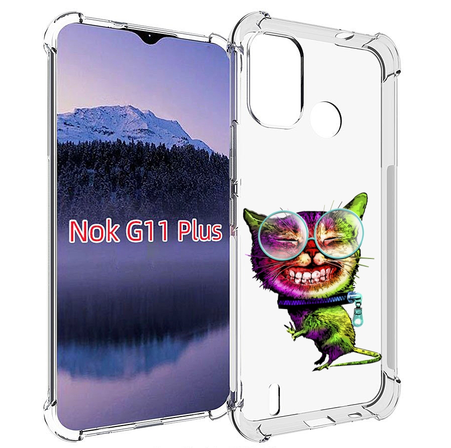 

Чехол MyPads Веселый кот для Nokia G11 Plus, Прозрачный, Tocco