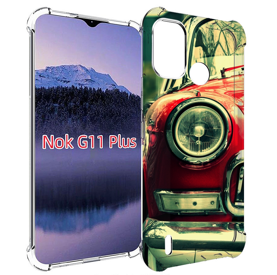 

Чехол MyPads Винтажная-машина мужской для Nokia G11 Plus, Прозрачный, Tocco