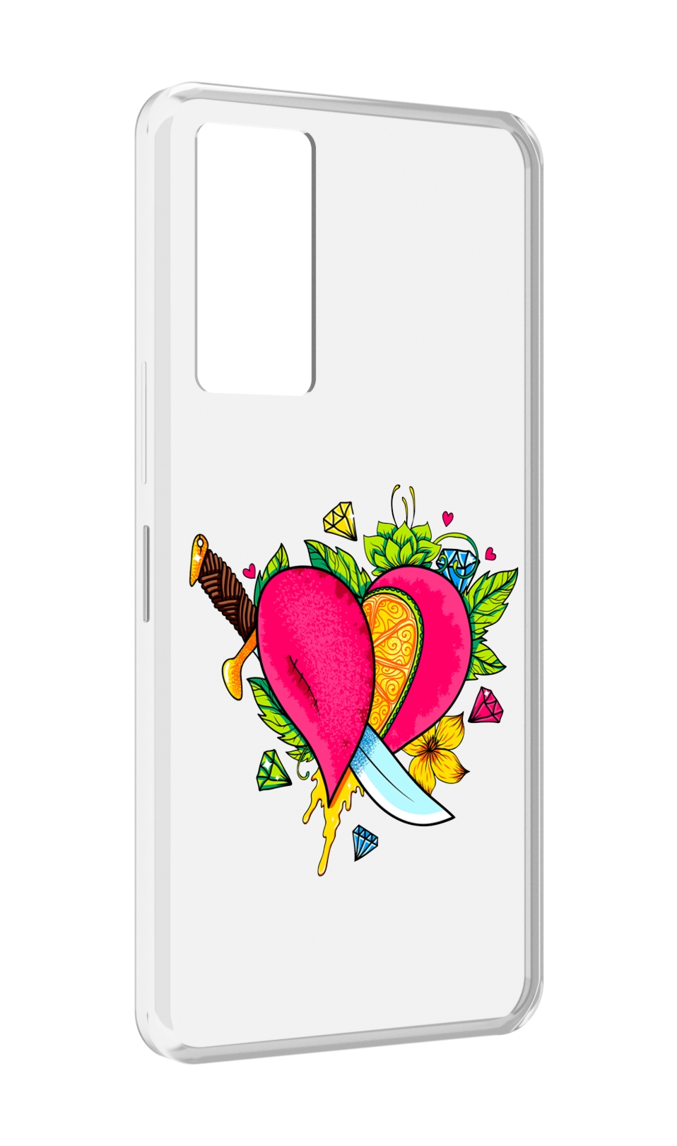 

Чехол MyPads Фруктовое сердце для Infinix Note 11, Прозрачный, Tocco