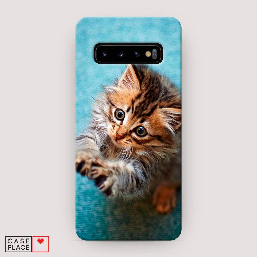 

Пластиковый чехол "Котенок просит есть" на Samsung Galaxy S10, 27020-1