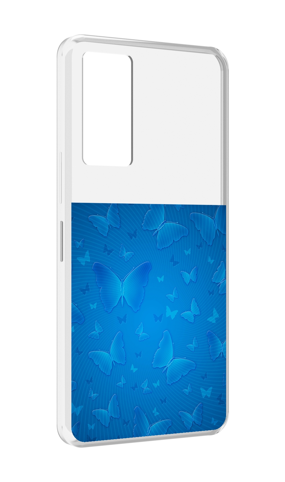

Чехол MyPads голубые-бабочки для Infinix Note 11, Прозрачный, Tocco