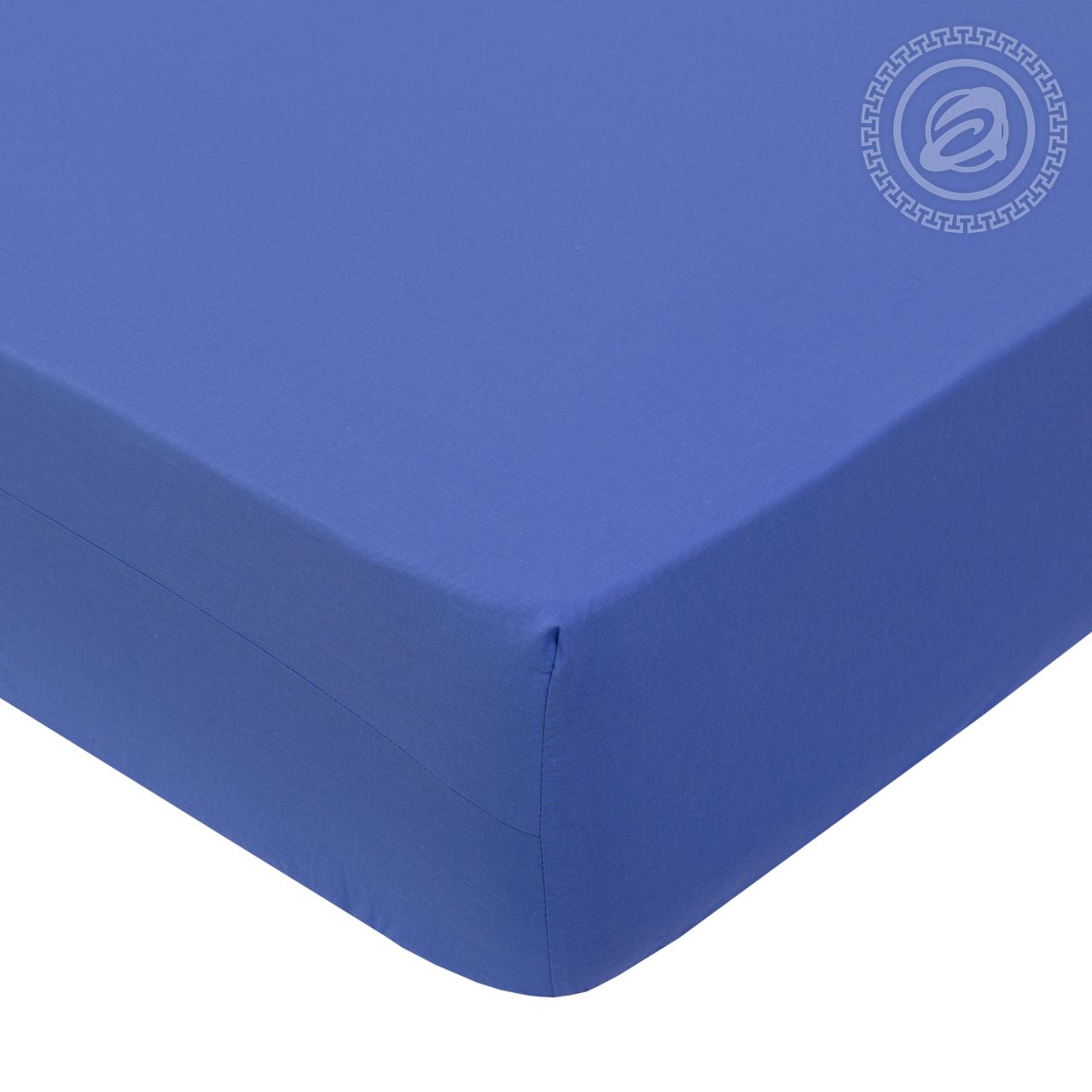 фото Простыня на резинке из поплина "синий" 140х200х20 арт дизайн