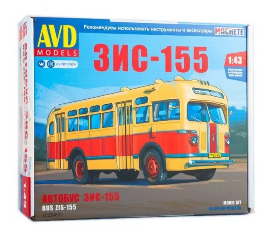 

Сборная модель AVD ЗИС-155, 1/43 - 4025AVD