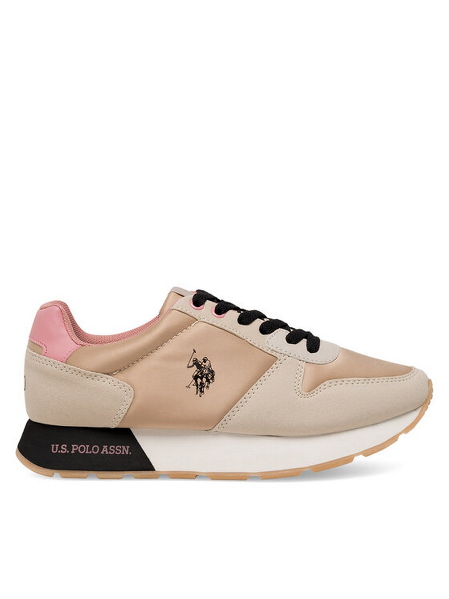 

Кроссовки женские U.S. POLO Assn. KITTY002A бежевые 39 EU, Бежевый, KITTY002A