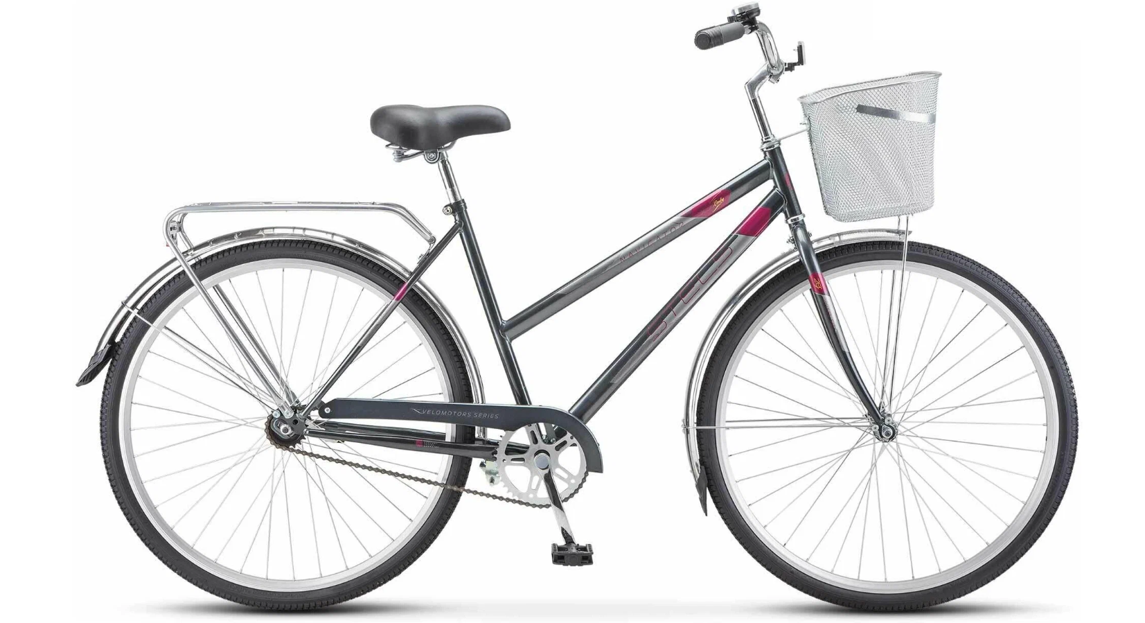 Велосипед STELS NAVIGATOR-300 Lady 28, колесо 28'', рост 20'', сезон 2023-2024, серый