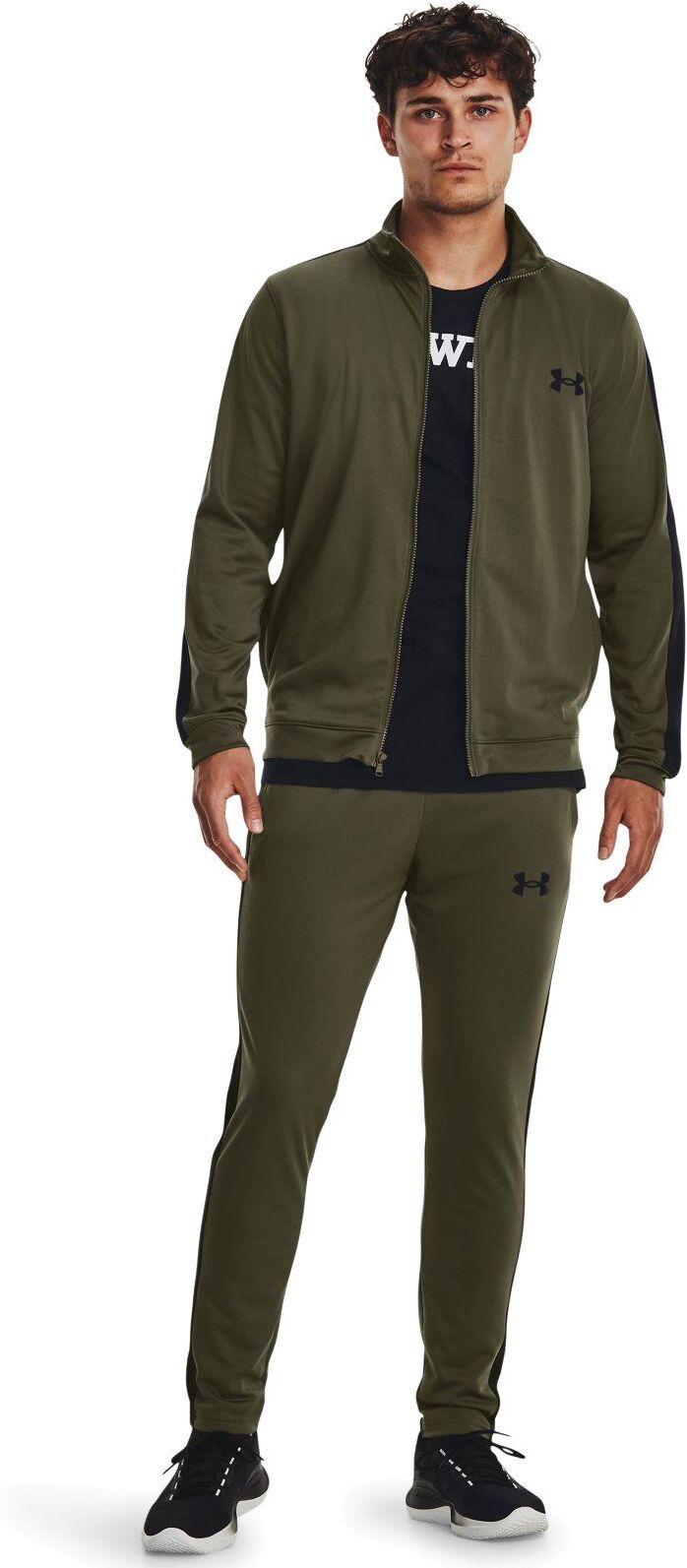 Костюм мужской Under Armour Ua Knit Track Suit зеленый 3XL