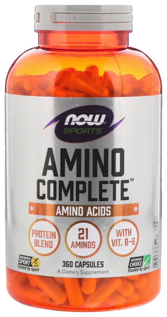 Купить Аминокомплекс NOW Sports Amino Complete капсулы 360 шт.