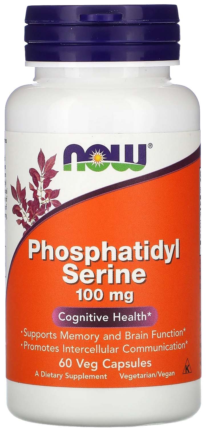 Купить Фосфатидилсерин Now Phosphatidyl Serine капсулы вегетарианские 100 мг 60 шт.