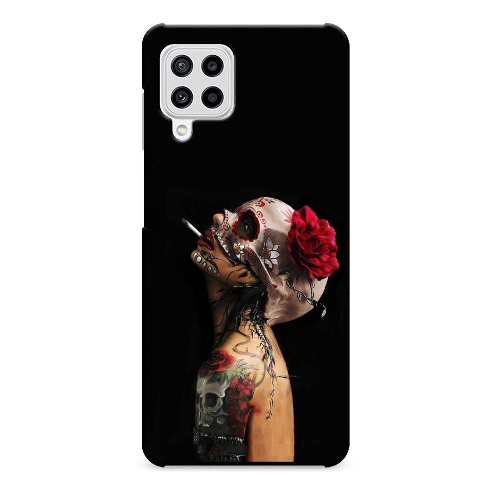 

Чехол Awog "Девушка с черепом" для Samsung Galaxy M22