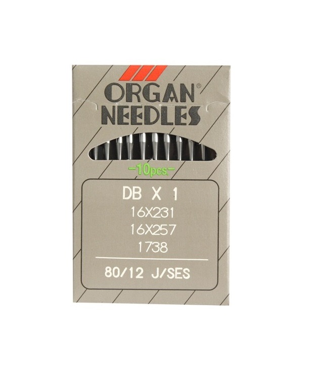 

ORGAN № 80 для прямострочных, 10 игл, № 80 для прямострочных, 10 игл