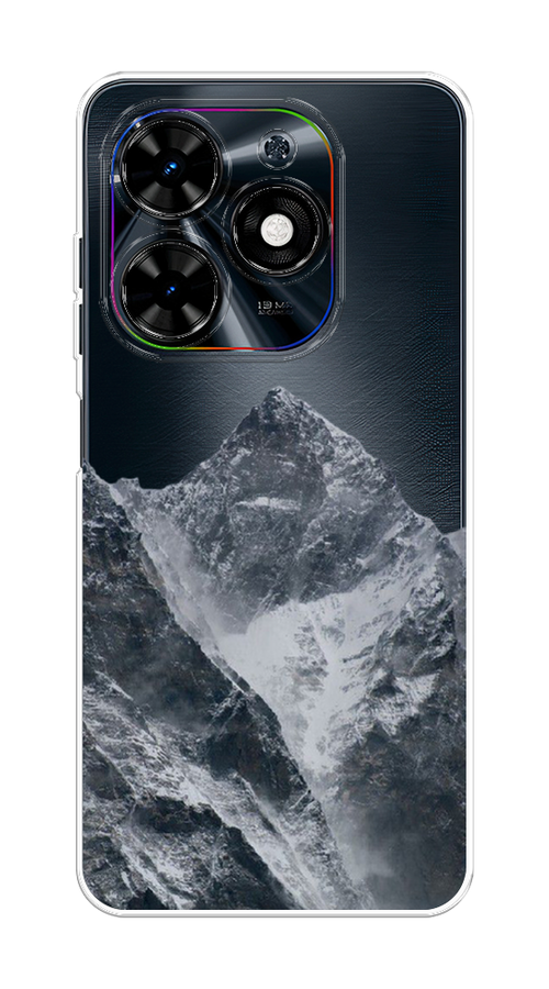 

Чехол на Tecno Spark 20C "Горы арт 4", Серый;бежевый, 304950-1