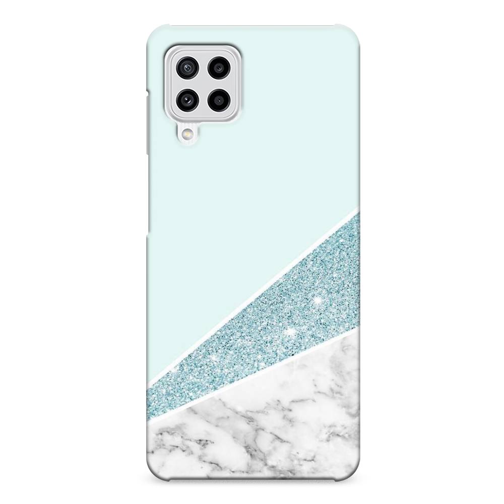 

Чехол Awog "Мрамор с голубыми блестками" для Samsung Galaxy M22