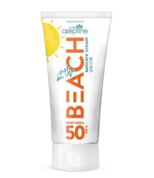 Турецкий солнцезащитныи крем Cire Aseptine At the Beach Sun Care Cream 50+ SPF 150 мл