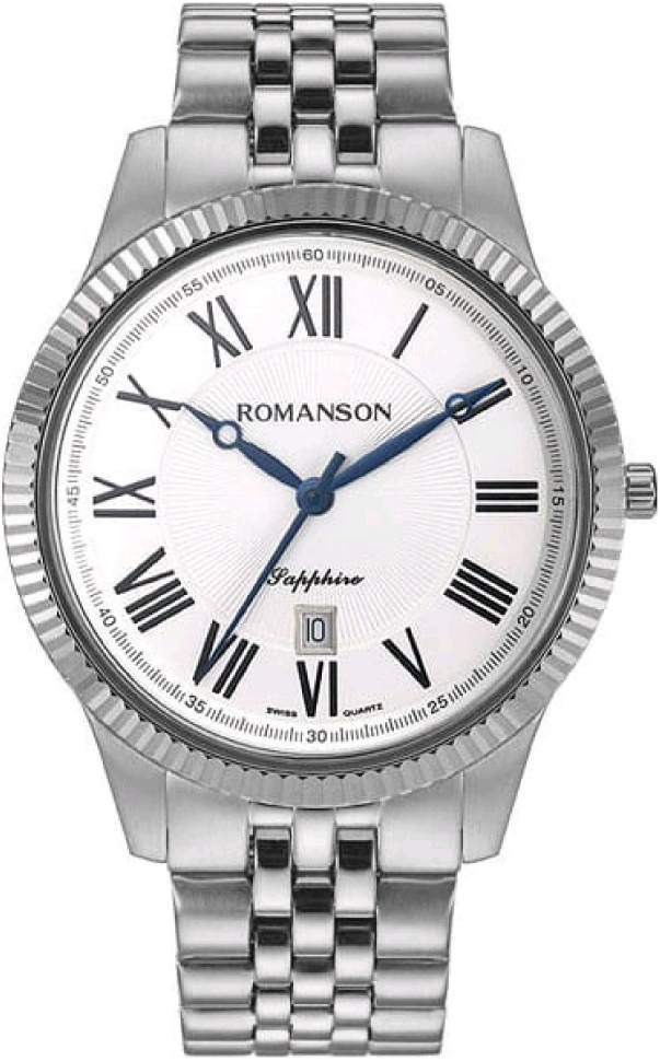 фото Наручные часы мужские romanson tm 7a19m mw(wh)