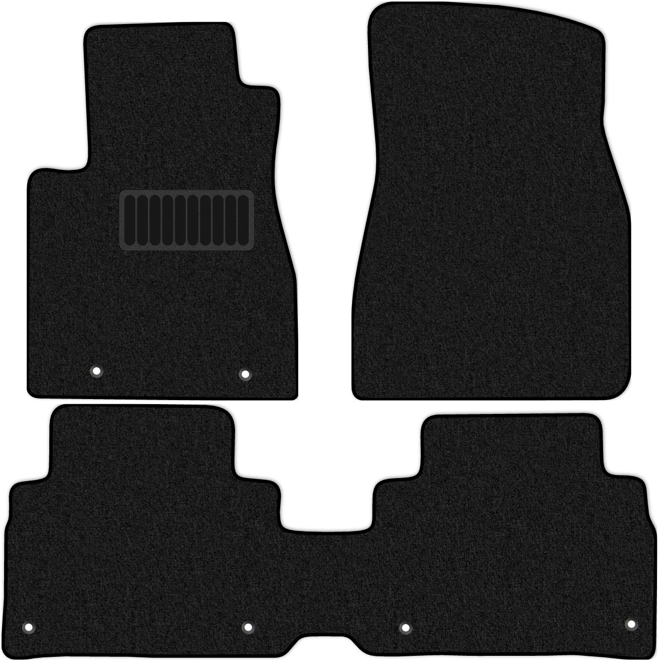 фото Коврики в салон комфорт для lexus rx300 (mcu35) 2003 - 2006, 3 шт. черный, текстиль allmone
