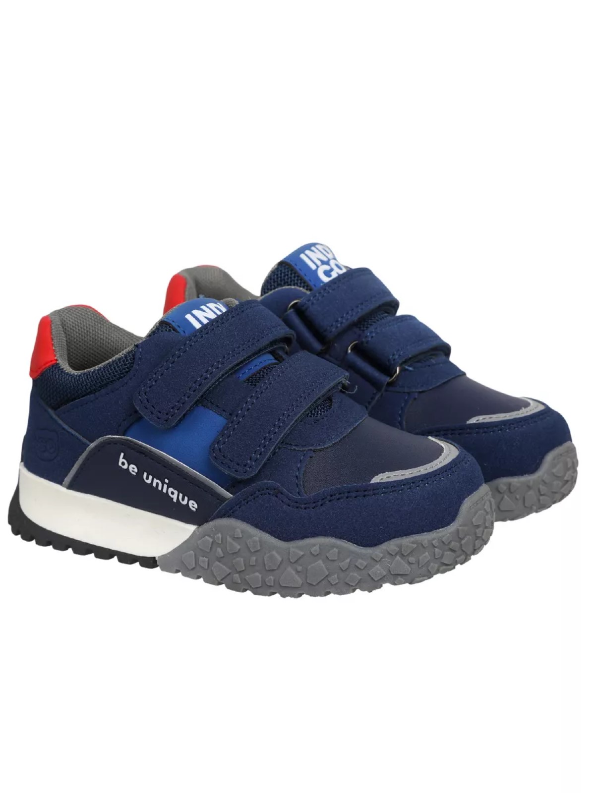 

Кроссовки Indigo Kids для мальчиков, размер RU 32, синие, 40-120G, Синий, 40-120G
