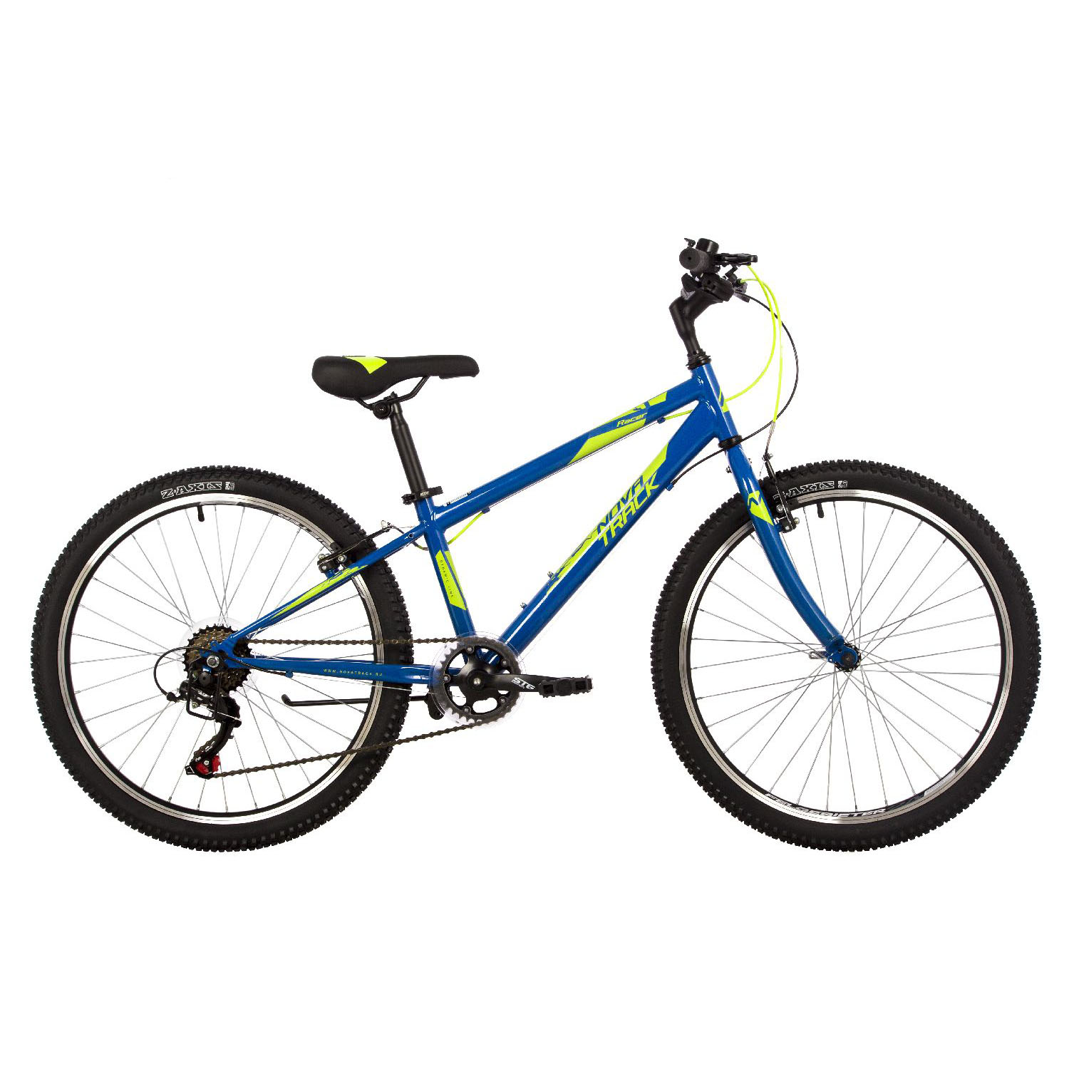 Велосипед для подростков NOVATRACK 24SHV.RACER.12DBL23 синий
