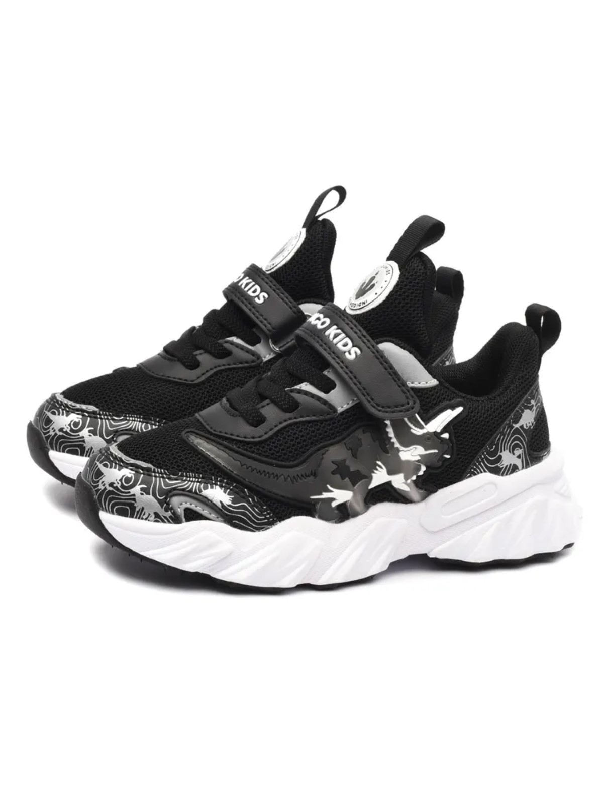 

Кроссовки Indigo Kids для мальчиков, размер RU 32, чёрные, 90-539C, Черный, 90-539C