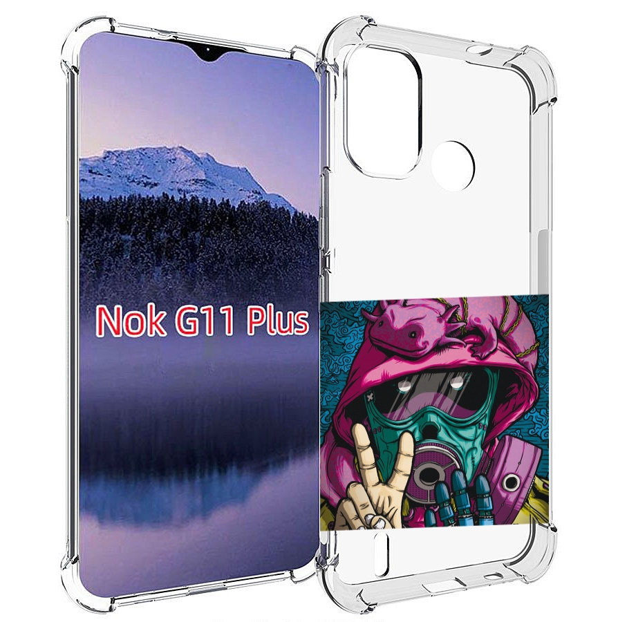

Чехол MyPads Всем-мир для Nokia G11 Plus, Прозрачный, Tocco