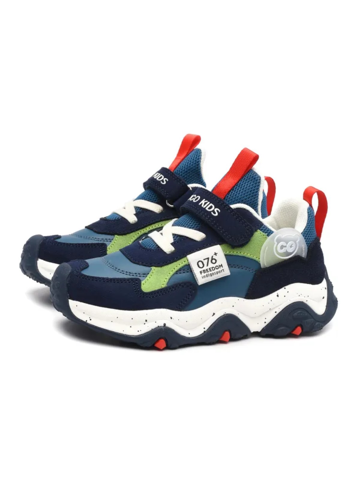 

Кроссовки Indigo Kids для мальчиков, размер RU 33, синие, 97-025A, Синий, 97-025A