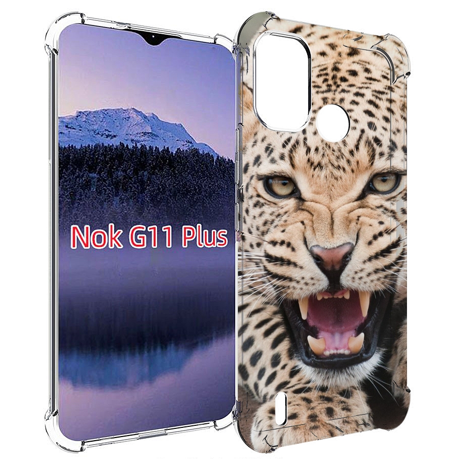 

Чехол MyPads Гепард-красивый мужской для Nokia G11 Plus, Прозрачный, Tocco