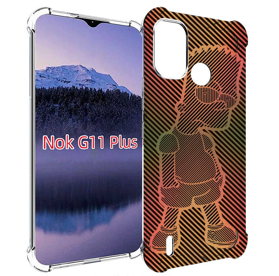 

Чехол MyPads Графический-Барт-Симпсон для Nokia G11 Plus, Прозрачный, Tocco