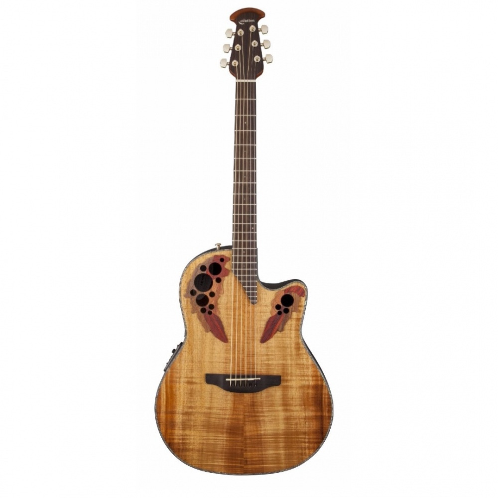 CE44P-FKOA Celebrity Elite Plus Mid Cutaway Natural Figured