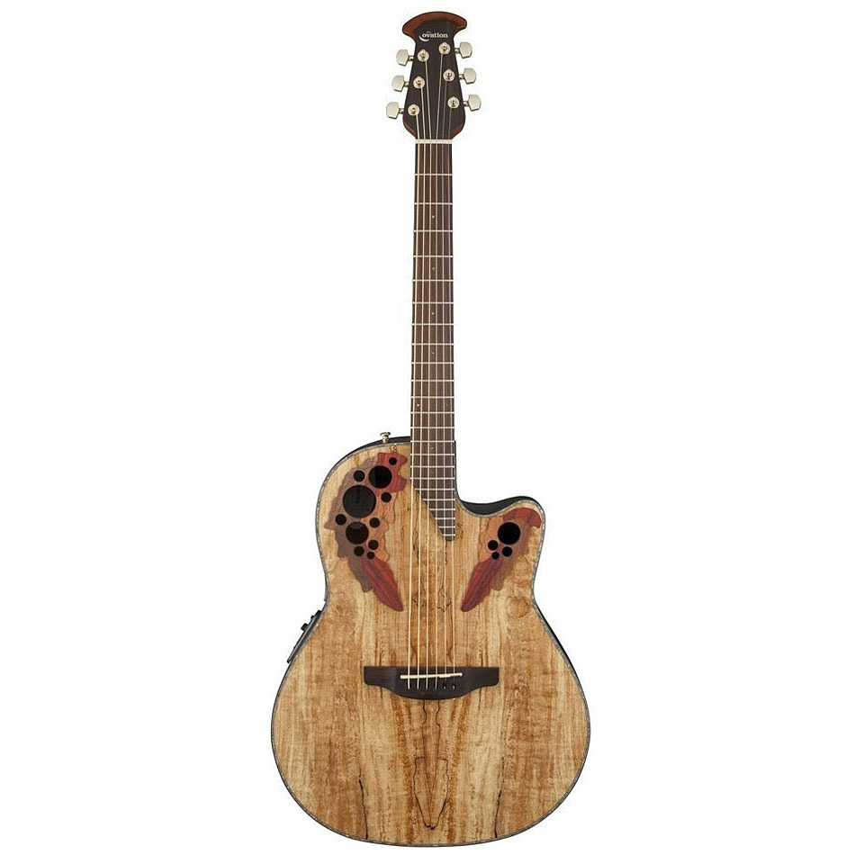 CE44P-SM Celebrity Elite Plus Mid Cutaway Natural Spalted Mapl