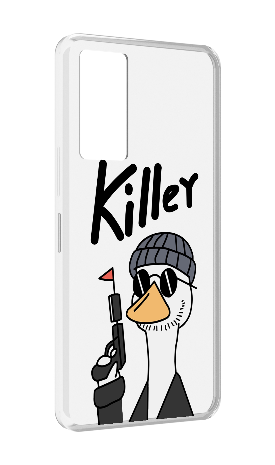 

Чехол MyPads гусь-с-пистолет для Infinix Note 11, Прозрачный, Tocco