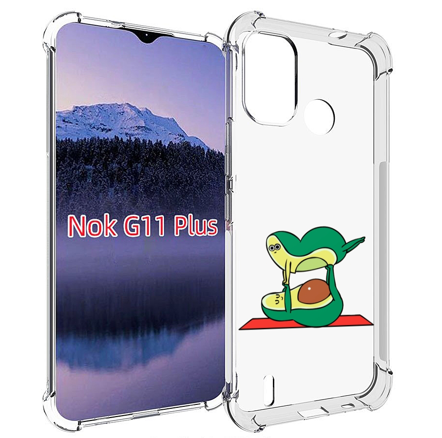 

Чехол MyPads Две-половинки для Nokia G11 Plus, Прозрачный, Tocco