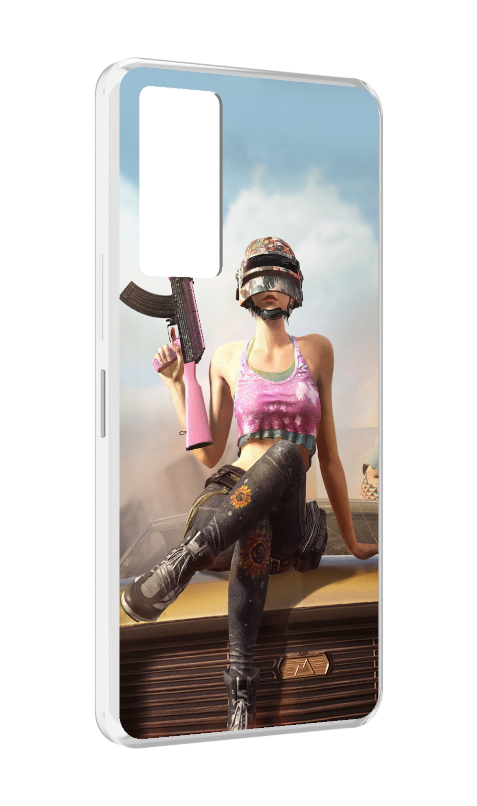 

Чехол MyPads девушка из PUBG для Infinix Note 11, Прозрачный, Tocco