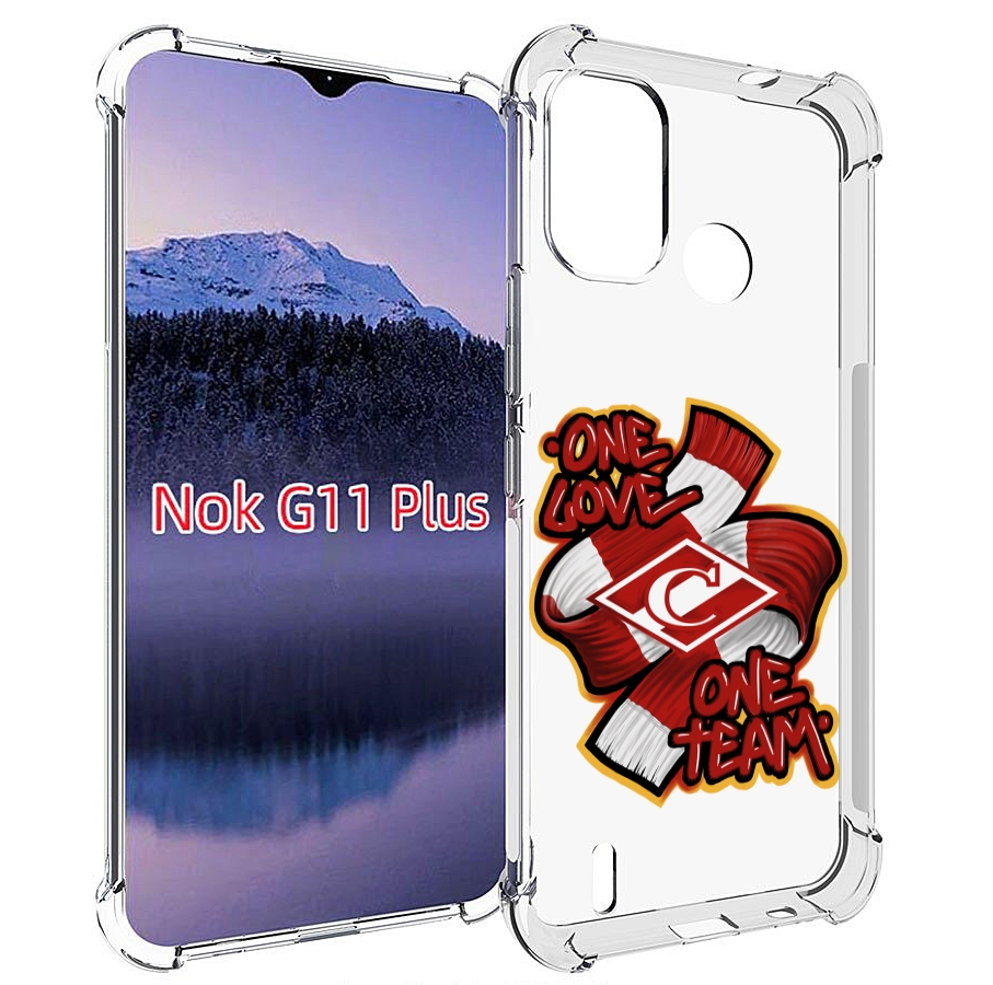 

Чехол MyPads Одна любовь-Спартак для Nokia G11 Plus, Прозрачный, Tocco