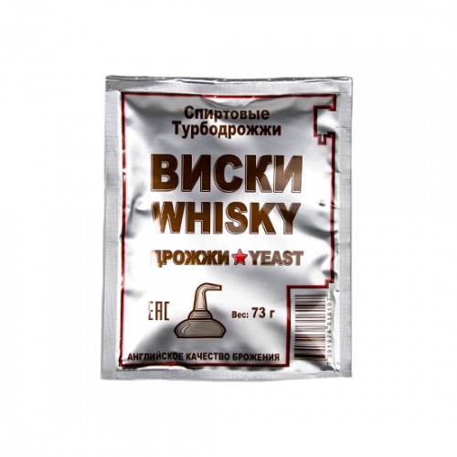 

Спиртовые дрожжи Turbo Whisky (Виски), 73 гр.