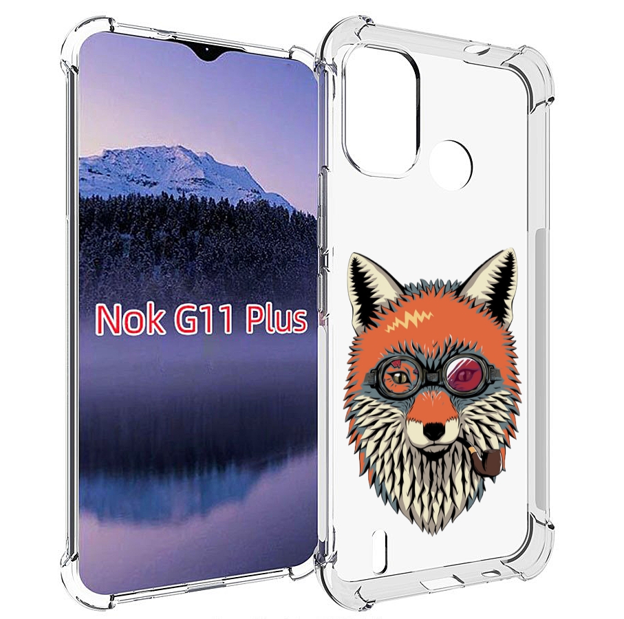

Чехол MyPads Деловой лис для Nokia G11 Plus, Прозрачный, Tocco