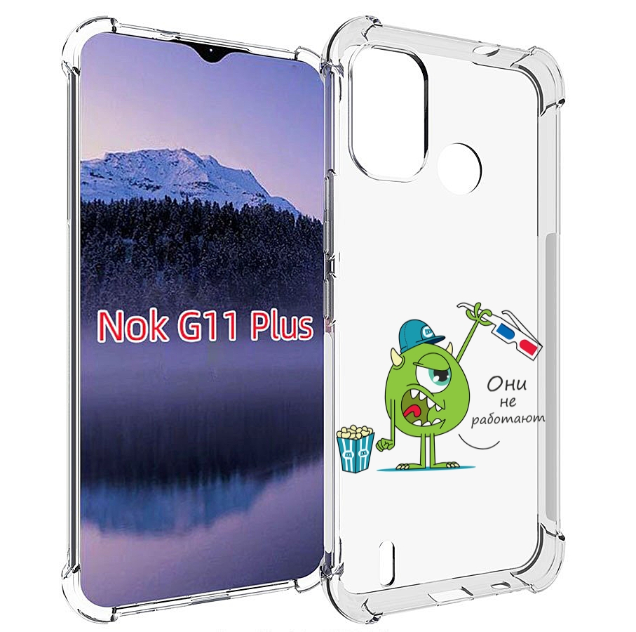 

Чехол MyPads Очки не работают для Nokia G11 Plus, Прозрачный, Tocco