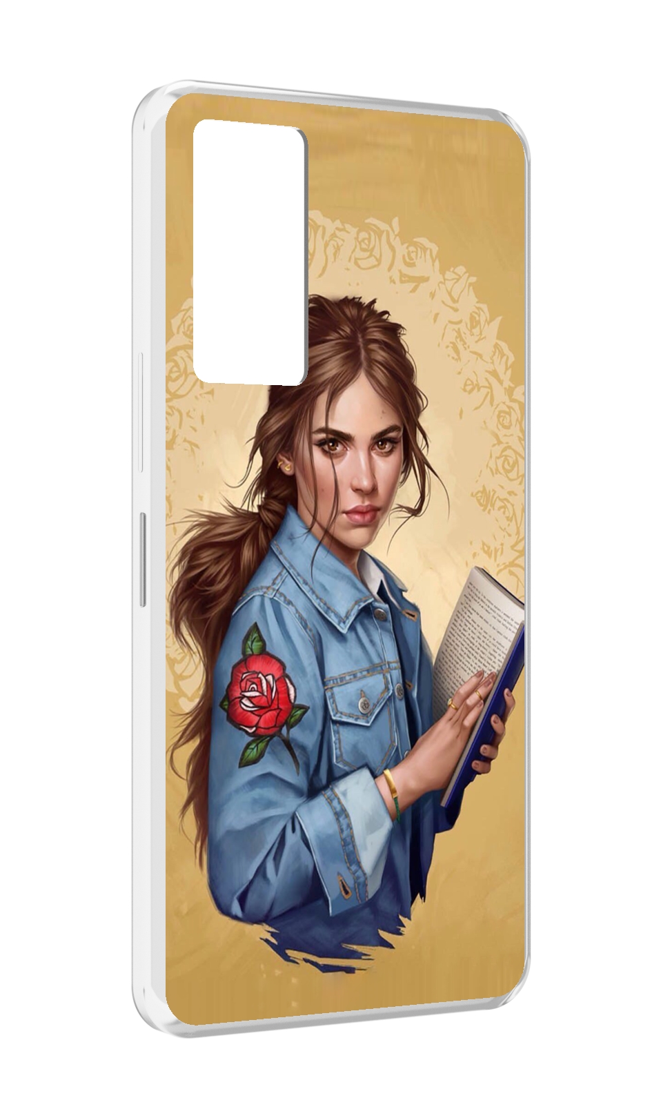 

Чехол MyPads девушка-в-бежевом-фоне для Infinix Note 11, Прозрачный, Tocco