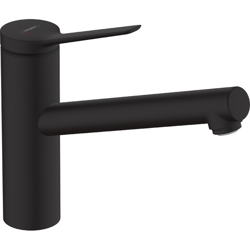 фото Смеситель для кухни hansgrohe zesis m33 74802670 черный матовый