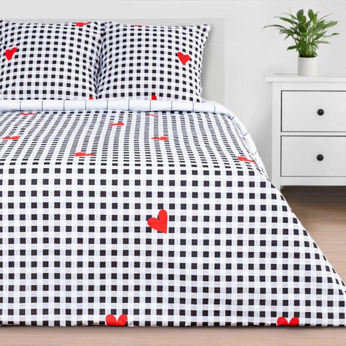 

Постельное белье "Этель" евро Big love 200 x217 см, 240x220 см, 70x70 см -2 шт