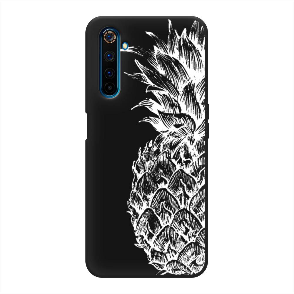 

Чехол Awog на Realme 6 Pro "Ананас графика белая", Разноцветный, 252852-1