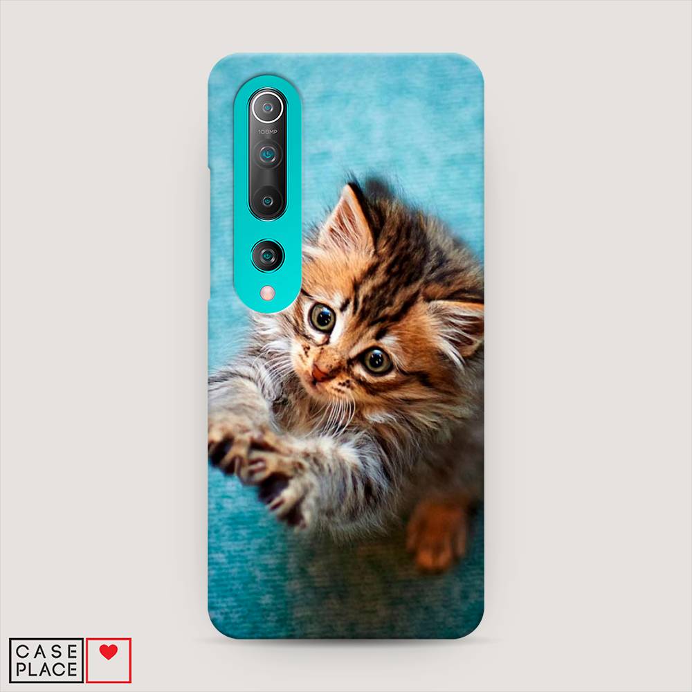 

Пластиковый чехол "Котенок просит есть" на Xiaomi Mi 10 Pro, 37820-1