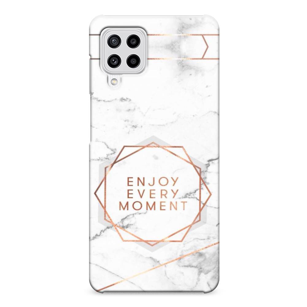 

Чехол Awog "Enjoy every moment мрамор" для Samsung Galaxy M22