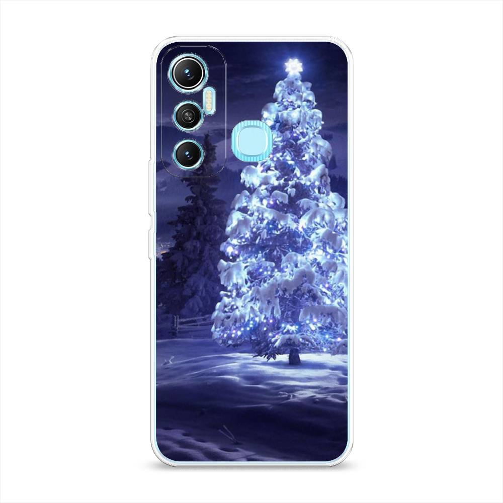 

Чехол на Infinix HOT 11 Helio G70 64 GB "Зима 4", Синий;черный;белый, 3100750-2