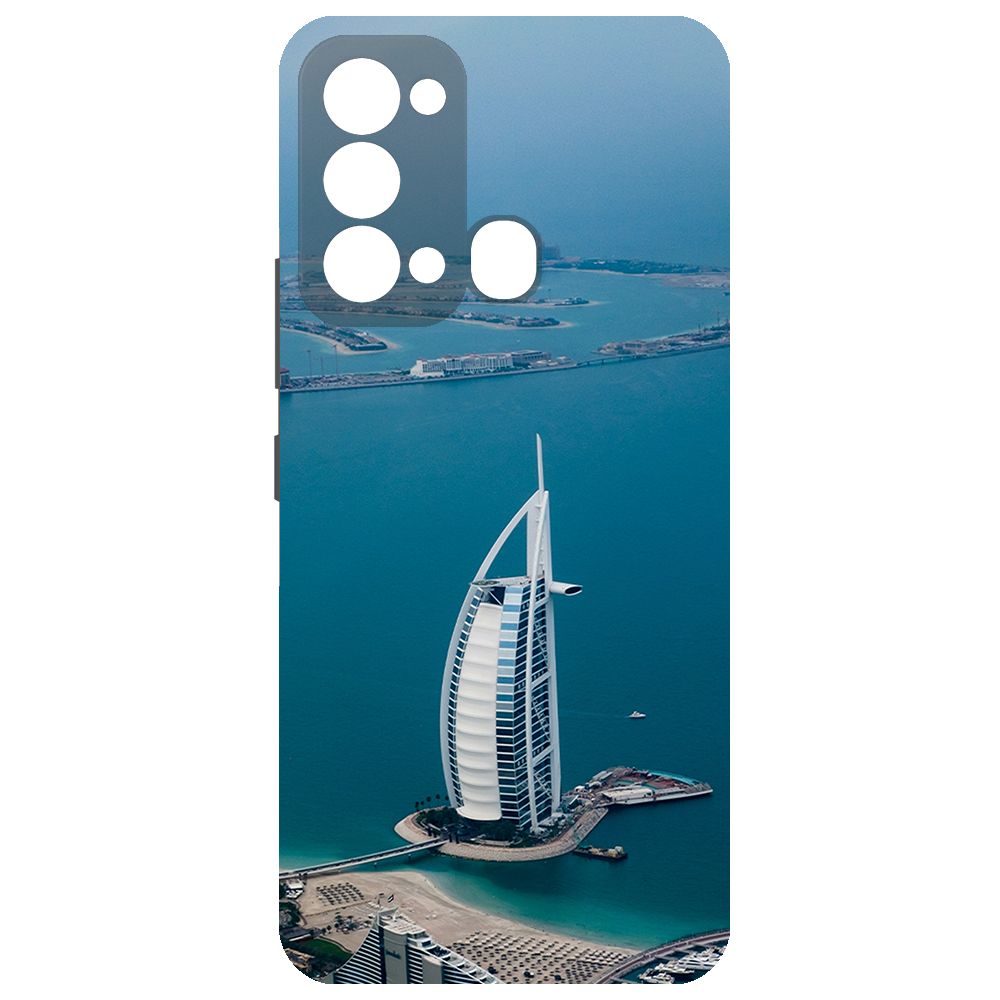 

Чехол-накладка Krutoff Soft Case ОАЭ, Бурдж-эль-Араб для ITEL Vision 3 черный
