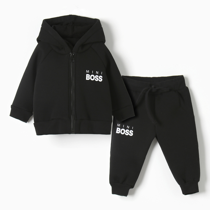 

Костюм повседневный детский Крошка Я Mini Boss, черный, 80, Mini Boss