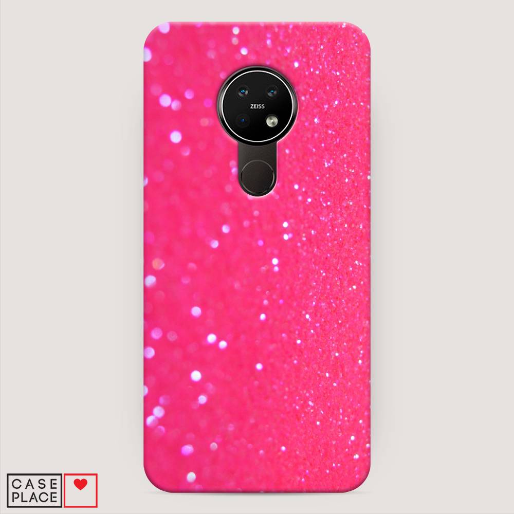 

Чехол Awog "Малиновые блестки рисунок" для Nokia 6.2