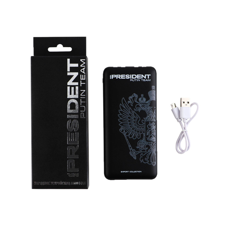 

Сетевое зарядное устройство Mr. President Putin team lightning - usb type-c 2.1 А черный