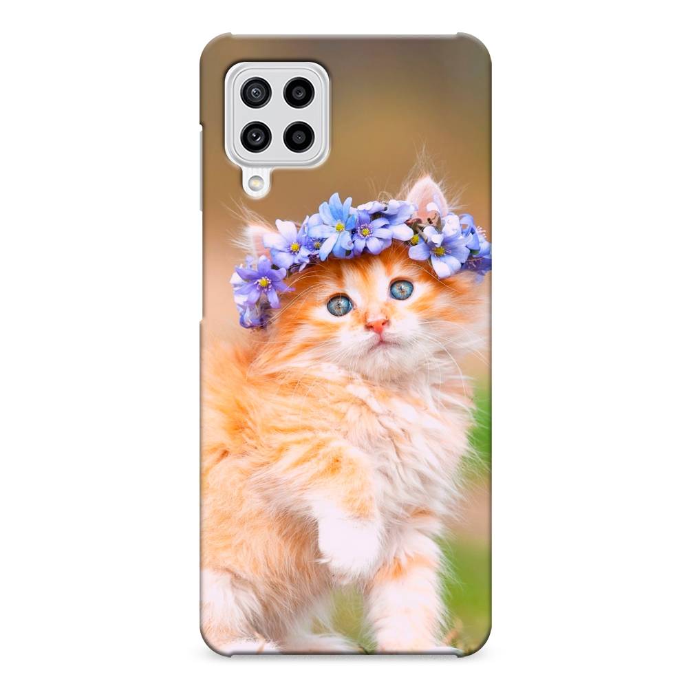 

Чехол Awog "Рыжий кот в венке" для Samsung Galaxy M22
