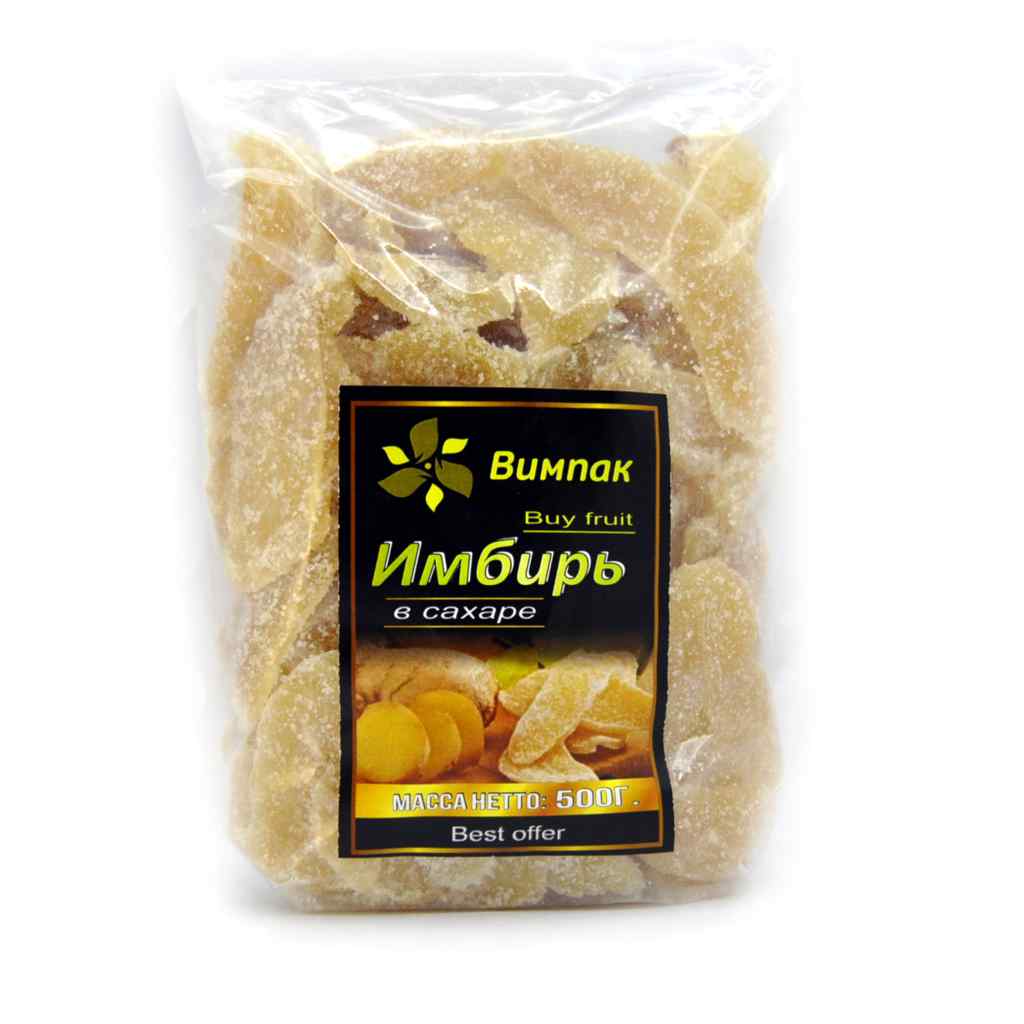 

Имбирь цукаты Вимпак 500гр