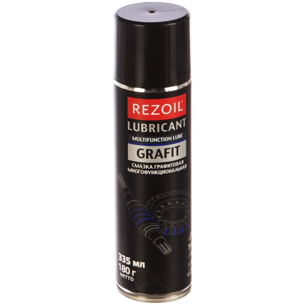 

Графитовая смазка аэрозоль 335 мл REZOIL GRAFIT 03.008.00031