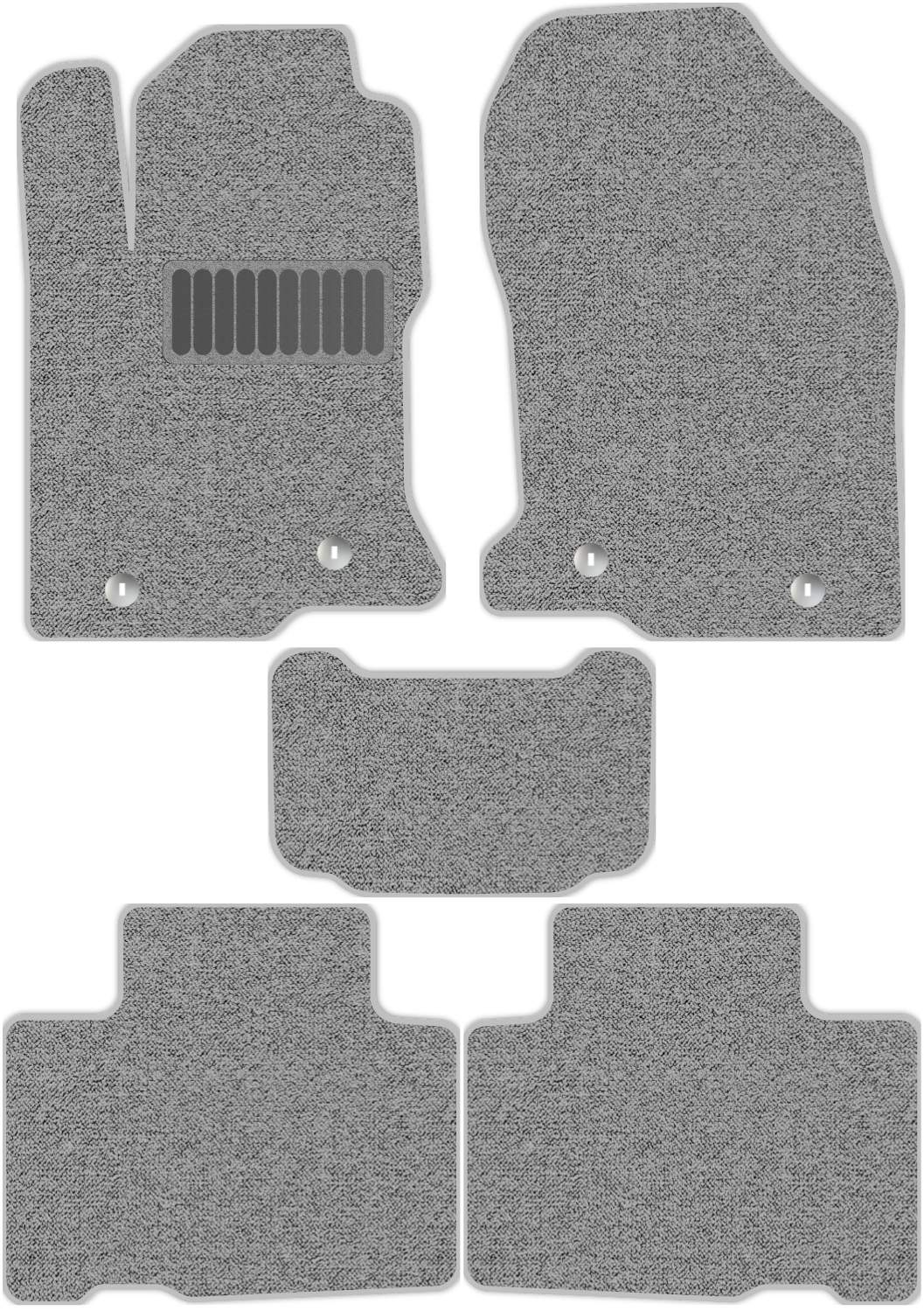 

Коврики в салон Комфорт для Lexus NX200 1 2014 - 2021, 5 шт. серый, текстиль, 3219-S5YLT-D